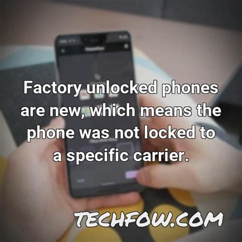 does factory unlocked phones mean they are unused